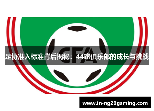 足协准入标准背后揭秘：44家俱乐部的成长与挑战